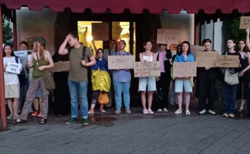 У Дніпрі проходить мітинг проти ліквідації незалежності НАБУ та САП